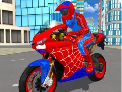 Permainan Hero Stunt Spider Bike Simulator 3d 2 talian