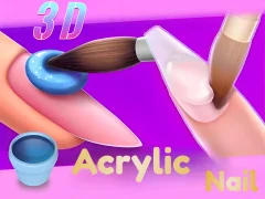 Permainan 3D Acrylic Nail talian