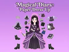 Permainan Magical Diary: Paper Dress Up talian