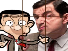 Permainan Mr Bean Tile Puzzle talian