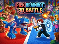 Permainan Pick Brainrot: 3D Battle talian