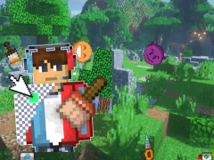 Permainan Draw a skin for Mineblock with physics talian