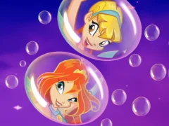 Permainan Draw Winx Bubble Path talian