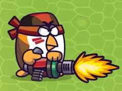 Permainan Chicken Wars Merge Guns talian