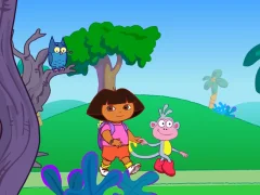 Permainan Dora the Explorer: Spooky Forest talian