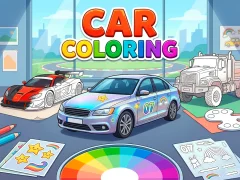 Permainan Car Coloring talian