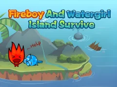 Permainan Fireboy and Watergirl Island Survive talian