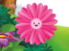 Permainan Funny Flowers Jigsaw talian