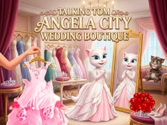 Permainan Talking Tom Angela City Wedding Boutique talian