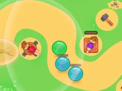 Permainan Monkey Bubble Defense talian
