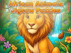 Permainan African Animals: Jigsaw Puzzles talian
