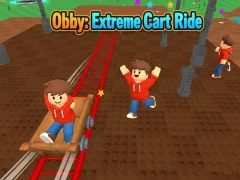 Permainan Obby: Extreme Cart Ride talian