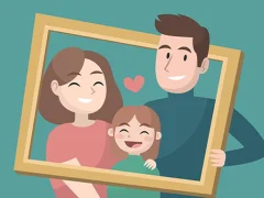 Permainan Happy Family Puzzle talian
