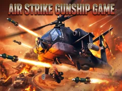 Permainan Air Strike Gunship Game talian