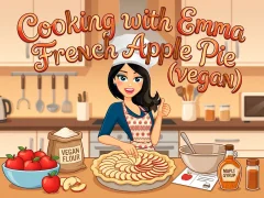 Permainan Cooking with Emma French Apple Pie vegan talian