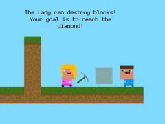 Permainan Lady And Nubik Build And Dig talian