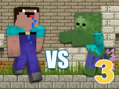 Permainan Noob vs Zombies 3 talian