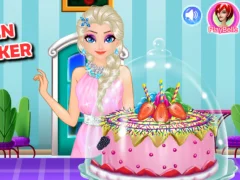 Permainan Ice queen royal baker talian