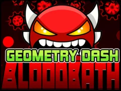 Permainan Geometry Dash Bloodbath talian
