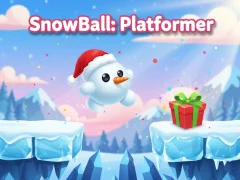 Permainan SnowBall: Platformer talian