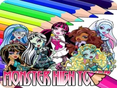 Permainan Coloring Book for Monster High talian