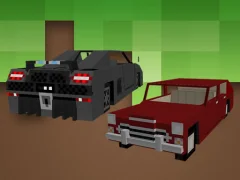 Permainan Blockcraft Cars Jigsaw talian