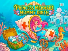 Permainan Princess Mermaid Mommy Birth talian