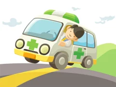 Permainan Cartoon Ambulance talian
