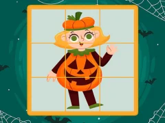 Permainan Halloween Puzzles talian