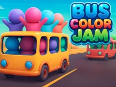 Permainan Bus Color Jam talian