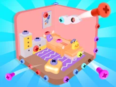 Permainan Screw Sort 3D: Screw Puzzle talian