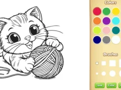 Permainan Cat Coloring Book talian