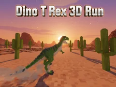 Permainan Dino T Rex 3D Run talian
