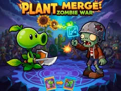Permainan Plant Merge: Zombie War talian