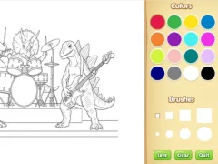 Permainan Dinosaur Coloring Book For Kids talian