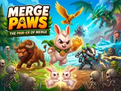 Permainan Merge Paws talian