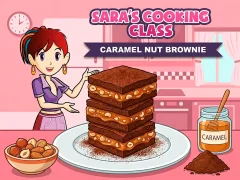 Permainan Sara`s Cooking Class Caramel Nut Brownie talian