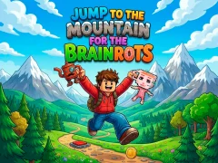 Permainan Jump to the Mountain for the Brainrots talian