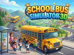 Permainan School Bus Simulator 3D talian