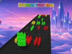 Permainan Stickman Stack Race talian
