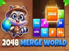 Permainan 2048 Merge World talian