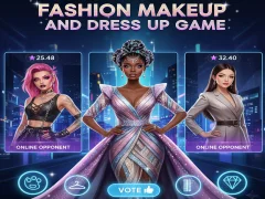 Permainan Fashion Makeup And Dress Up Game talian