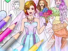 Permainan Wedding Coloring Dress Up talian