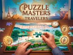 Permainan Puzzle Masters: Travelers talian
