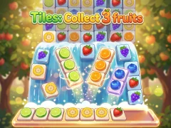 Permainan Tiles: Collect 3 fruits talian