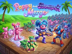 Permainan Poppy And Glamrock Merge talian