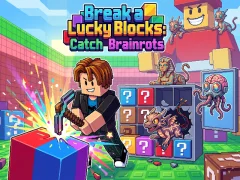 Permainan Break a Lucky Blocks: Catch Brainrots talian
