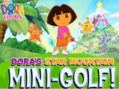 Permainan Dora The explorer Dora's Star Mountain Mini-Golf talian