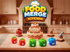 Permainan Food Merge Kitchen talian