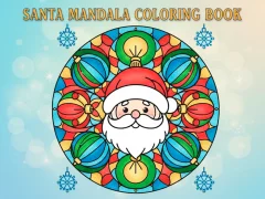 Permainan Santa Mandala Coloring Book talian